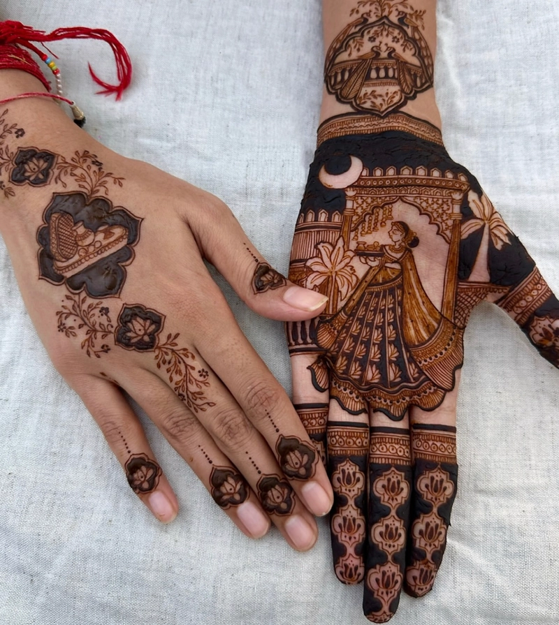 vat savitri purnima mehndi design