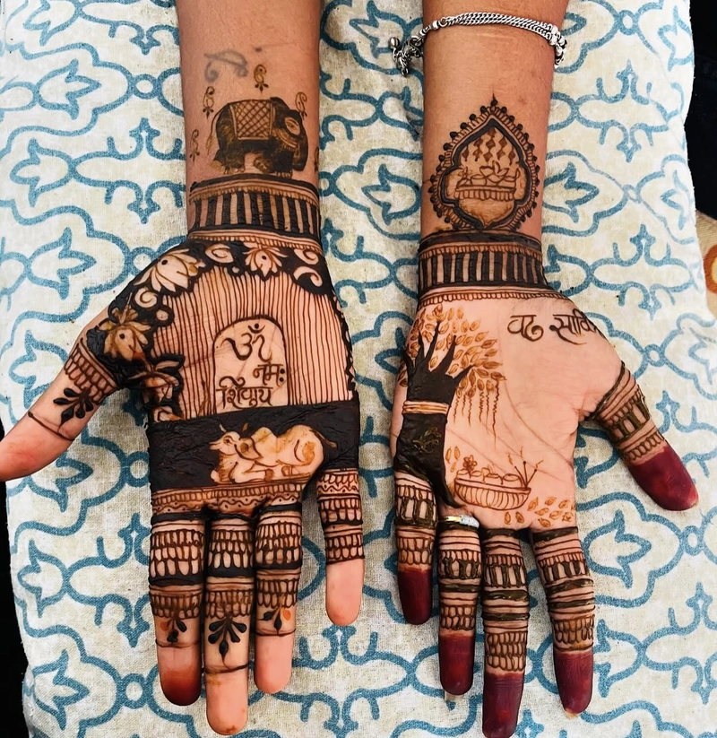 vat savitri vrat 2025 mehndi design