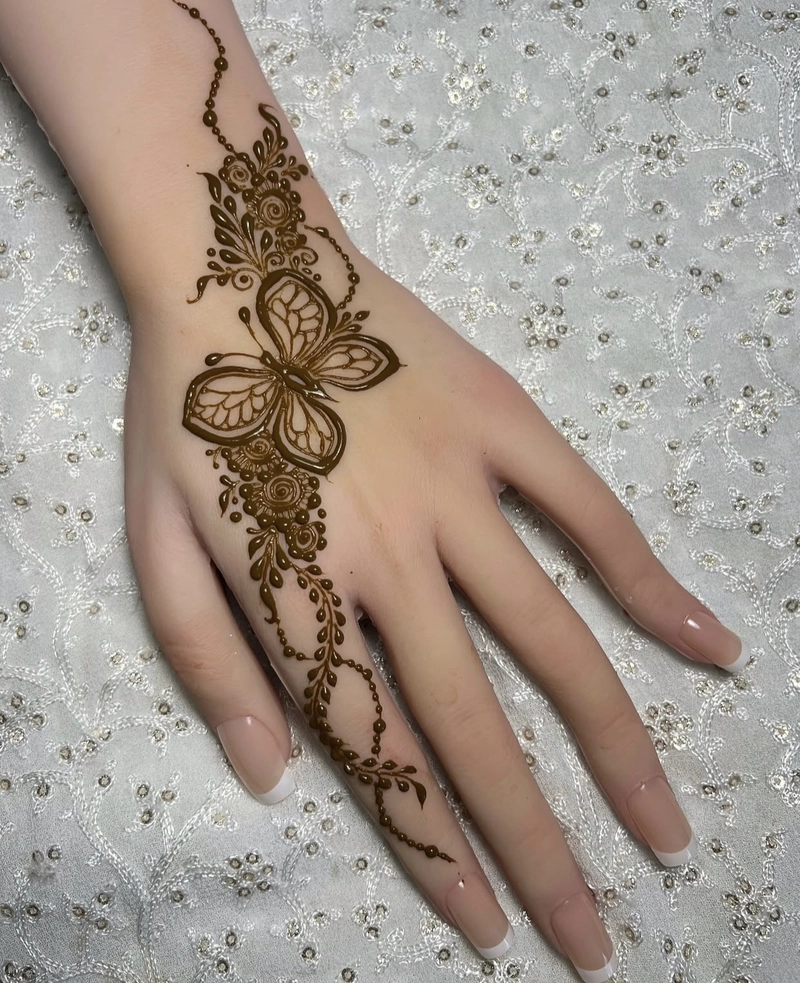 western mehndi design 2025