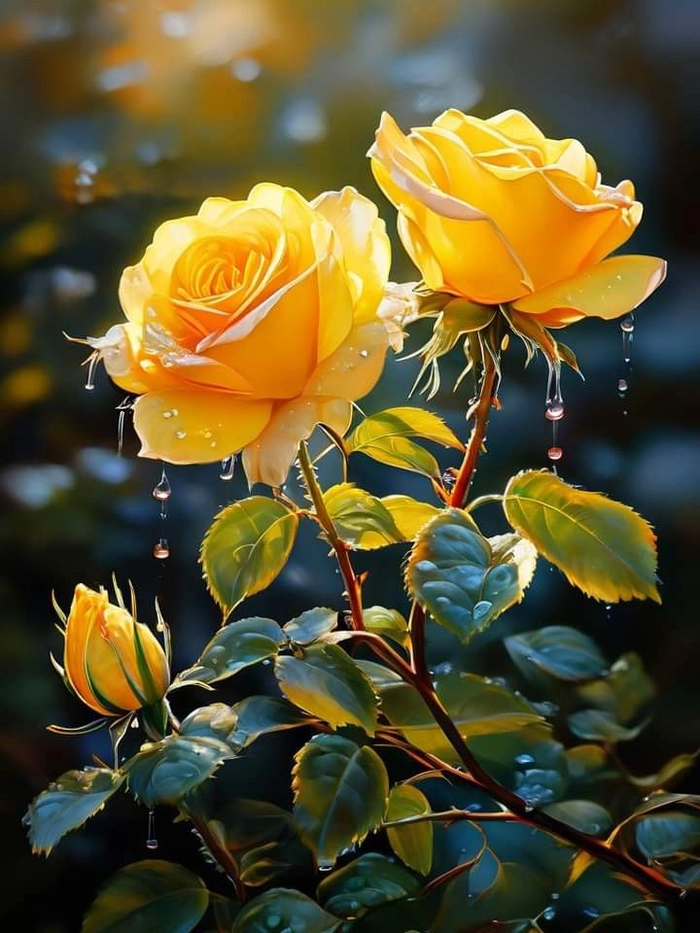whatsapp dp images yellow rose flowers