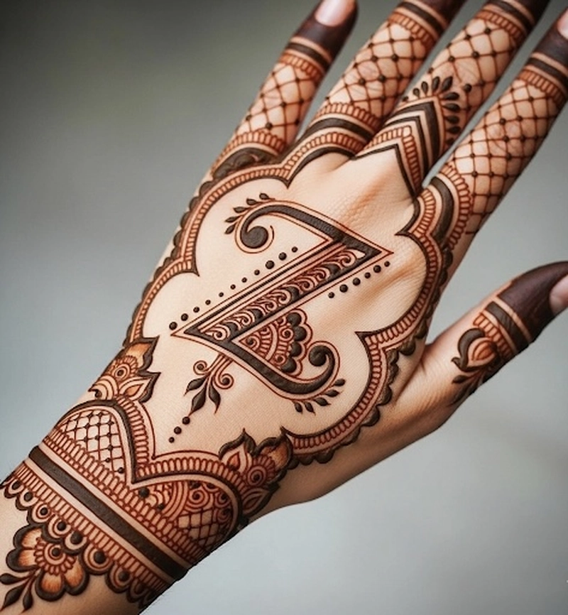 z mehndi design for festivals