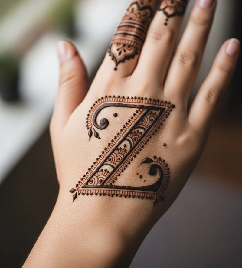 z mehndi design images