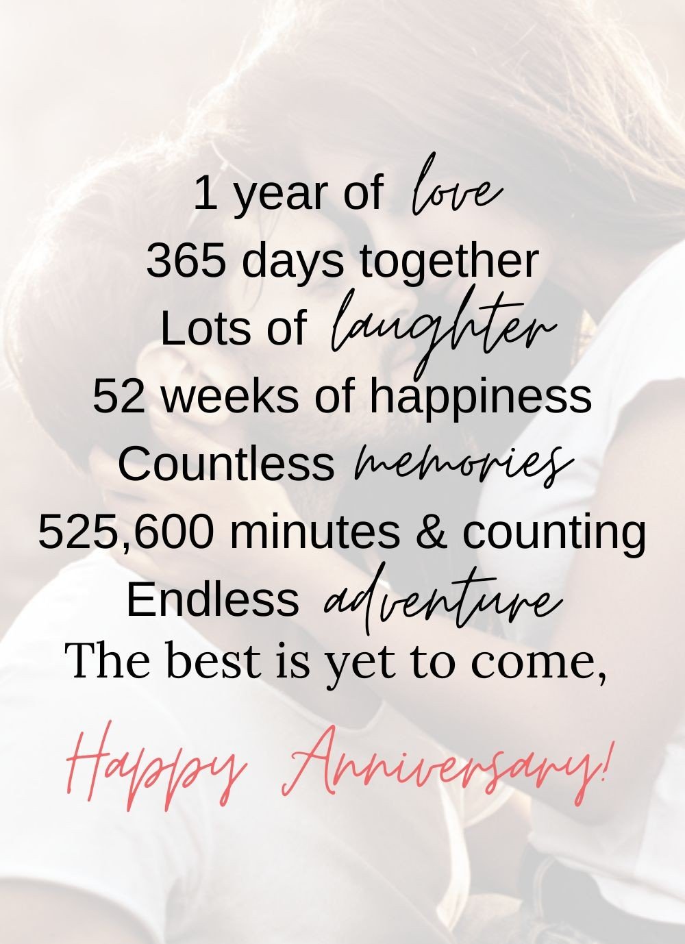 1 year love anniversary wishes for boyfriend