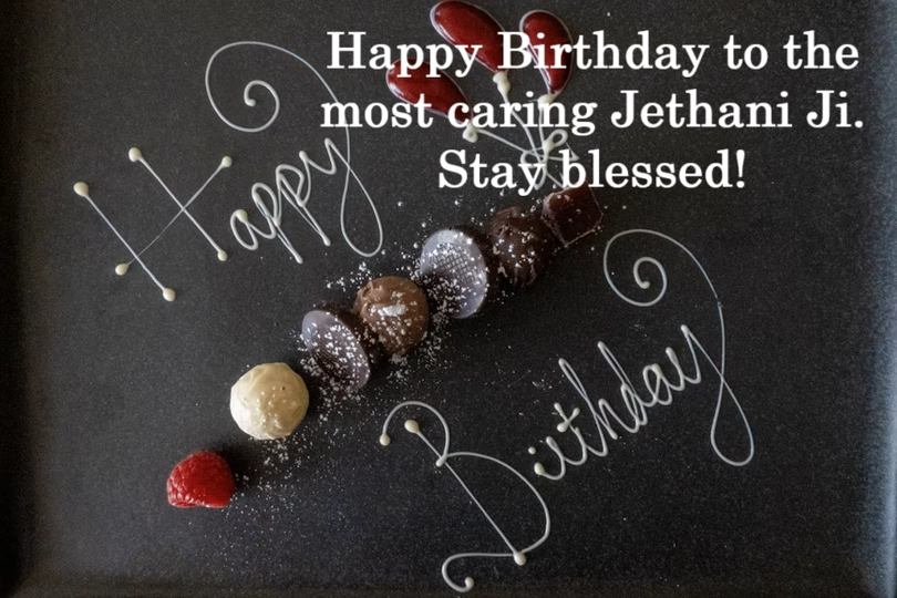 Happy birthday Jethani ji in English