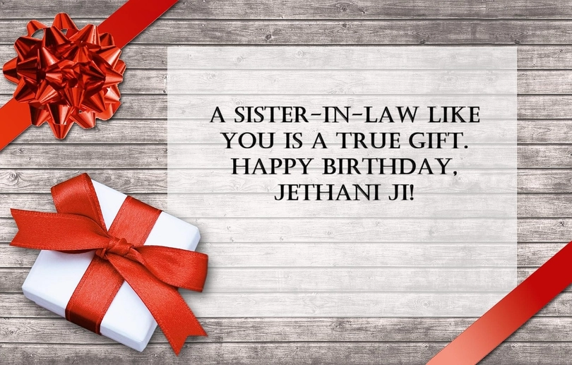 Happy birthday Jethani ji quotes