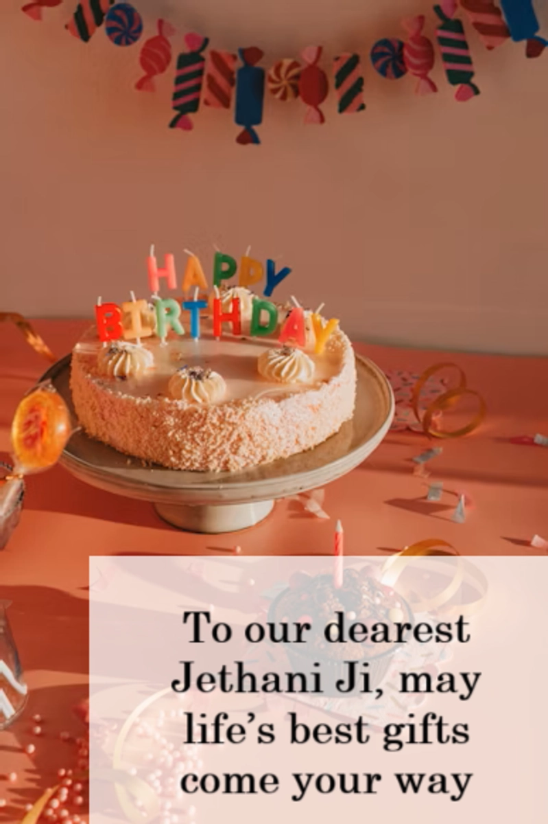 Happy birthday to Jethani ji