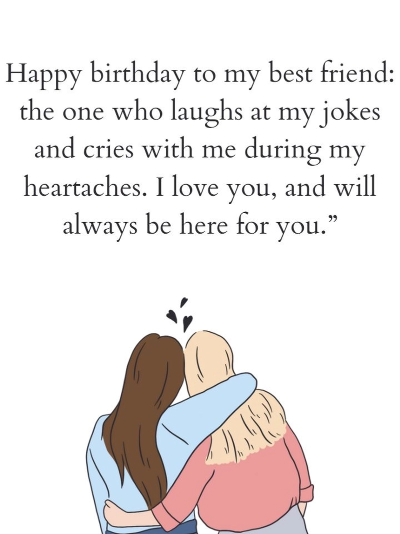 birthday wishes for a female friend like sister