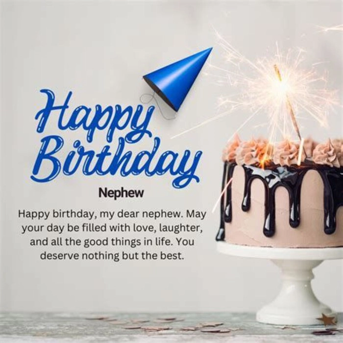 birthday wishes for nephew from chachi