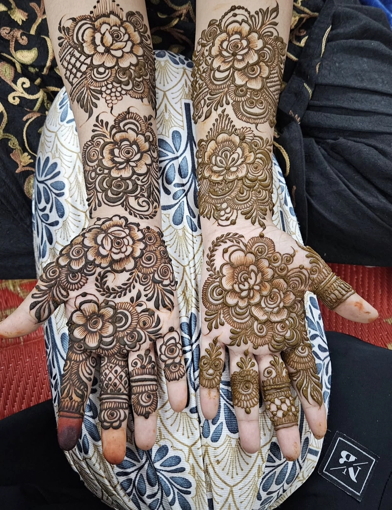 bridal khafif mehndi design