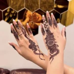 chand mehndi design photo