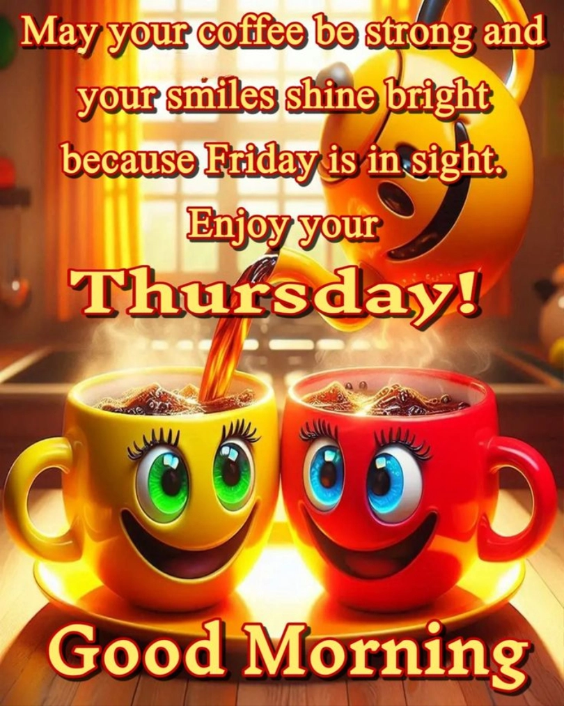 cute thursday morning greetings