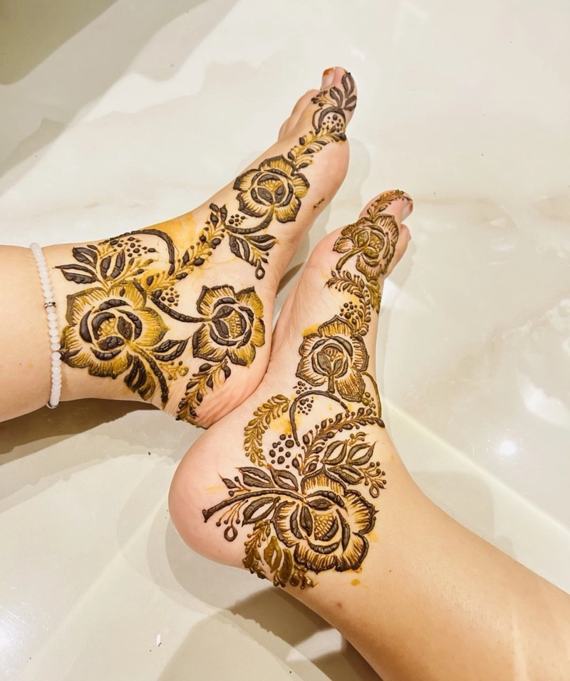 easy khafif mehndi designs