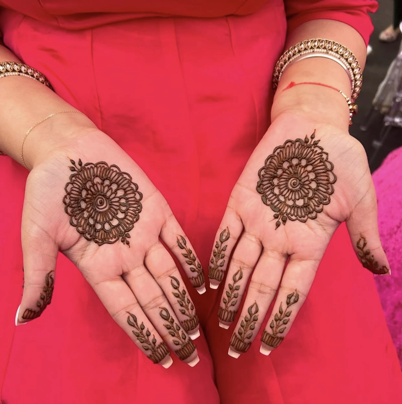 flower mandala mehndi design