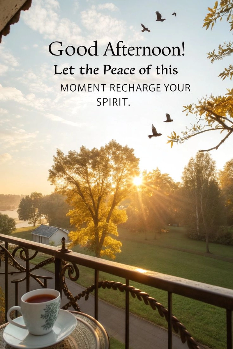 good afternoon images with quotes