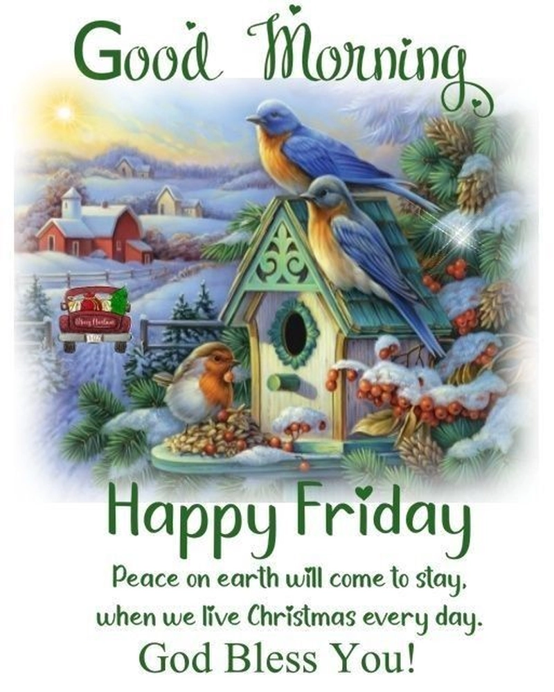 good morning happy friday winter