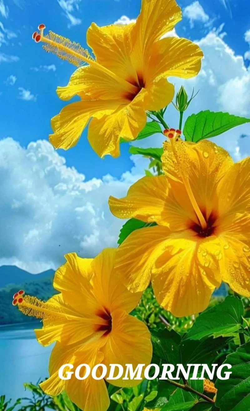 good morning with beautiful flowers images for whatsapp free
