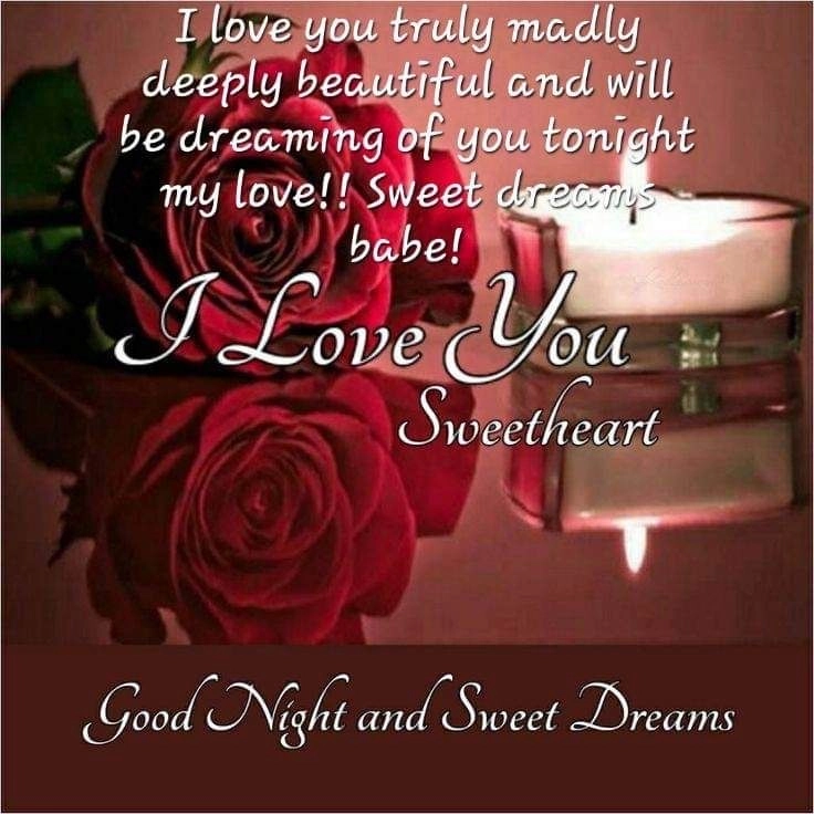 good night my love kiss images