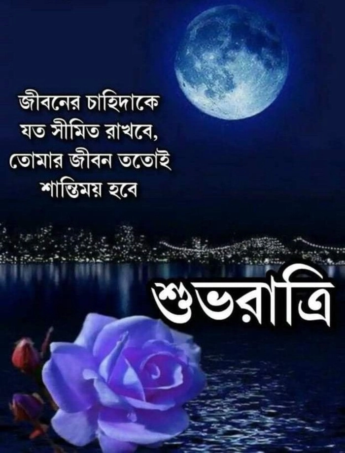 good night shayari for friends in bengali