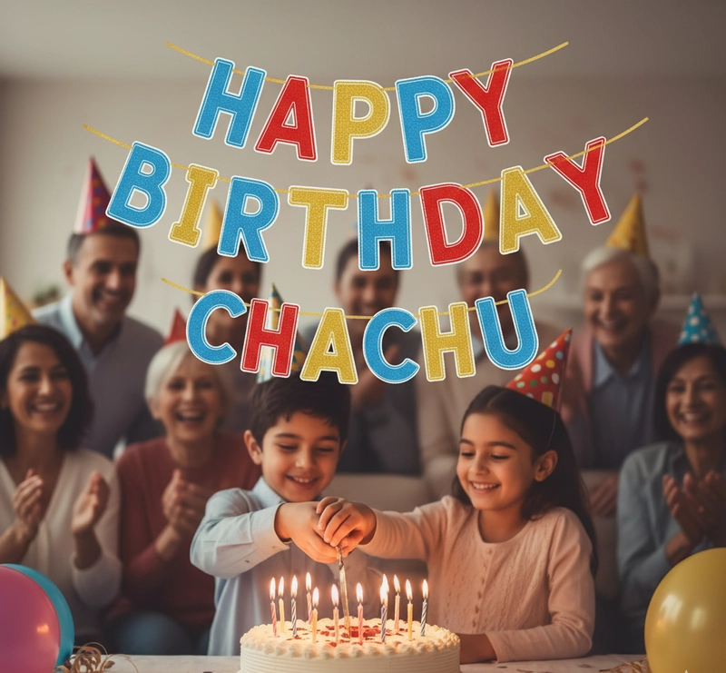 happy birthday chacha ji cake