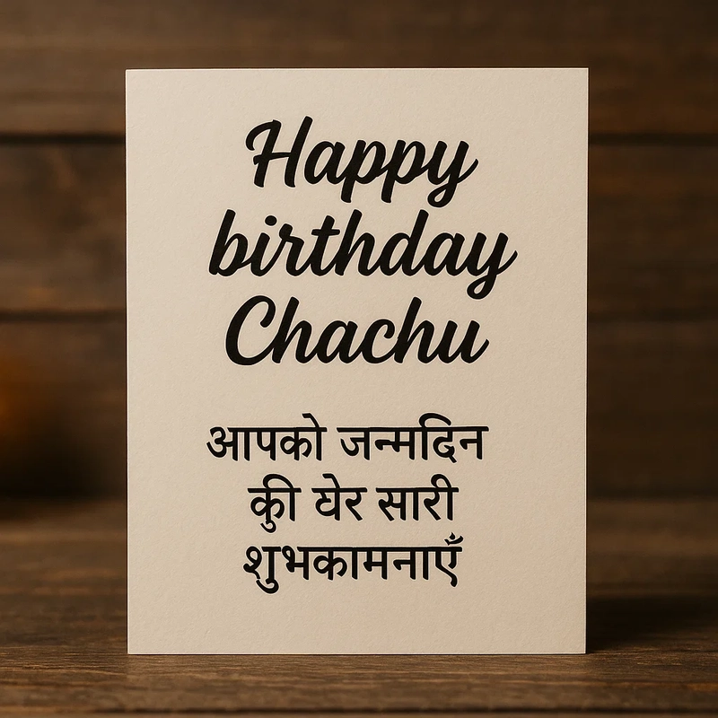 happy birthday chacha wishes