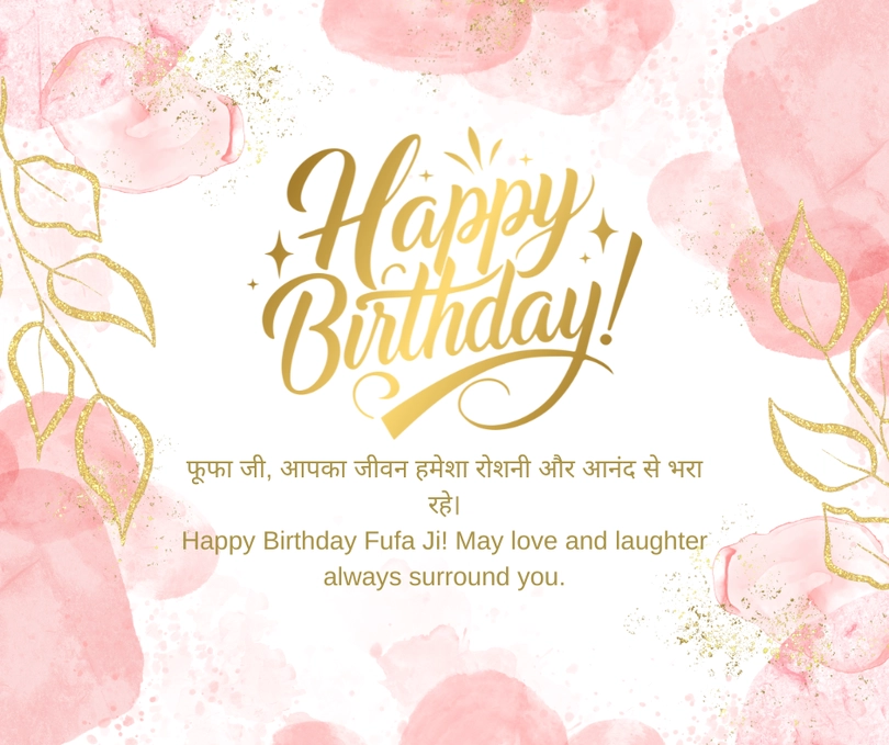 happy birthday fufa ji wishes in english in hindi