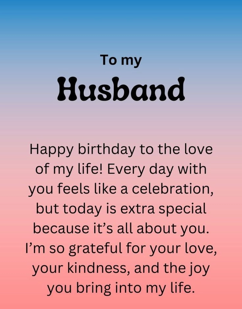 happy birthday love husband