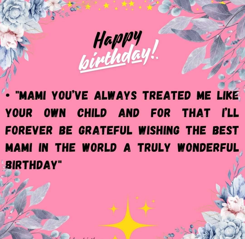 happy birthday mami ji in english