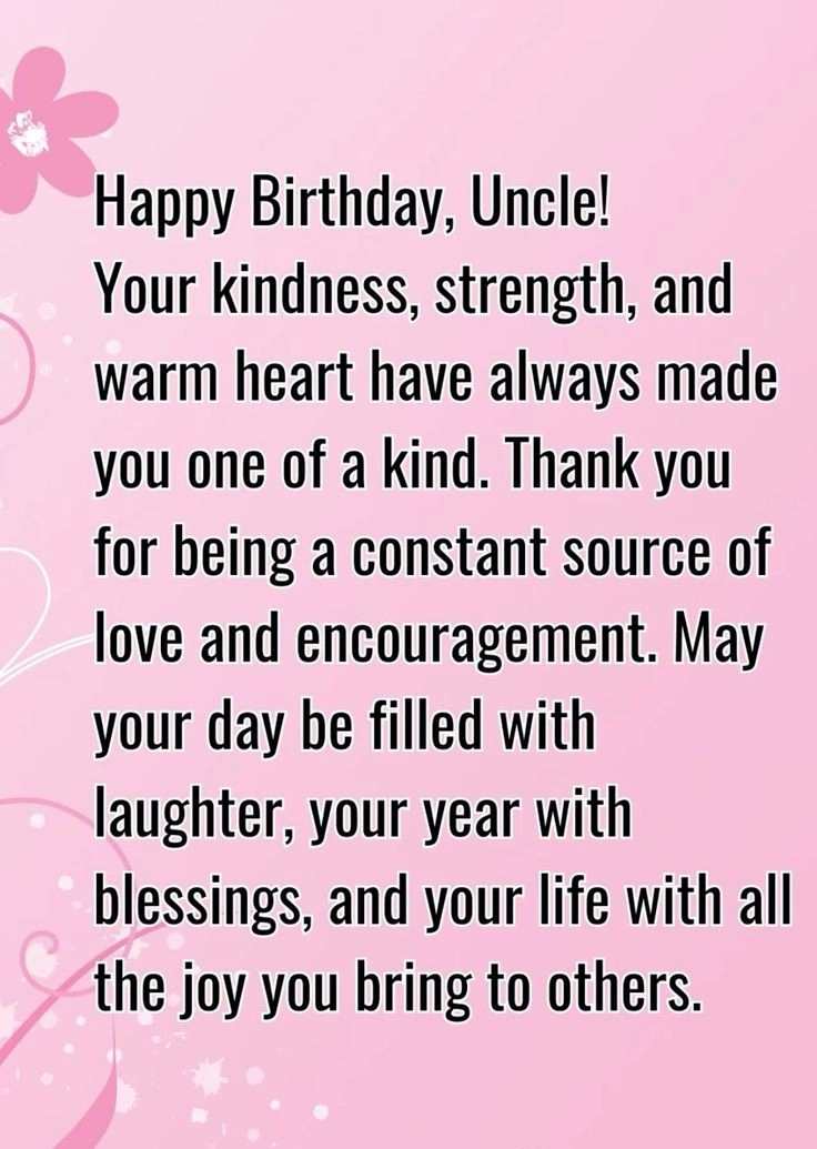 happy birthday uncle ji wishes in english text