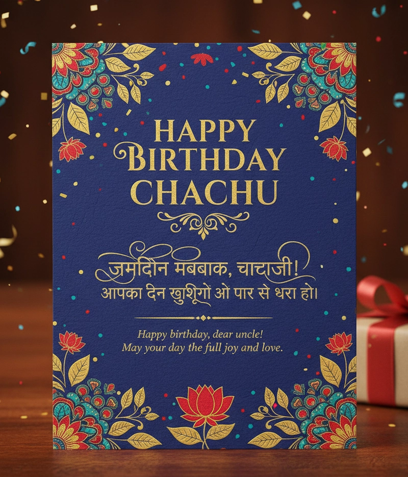 happy birthday wishes for chachu in hindi