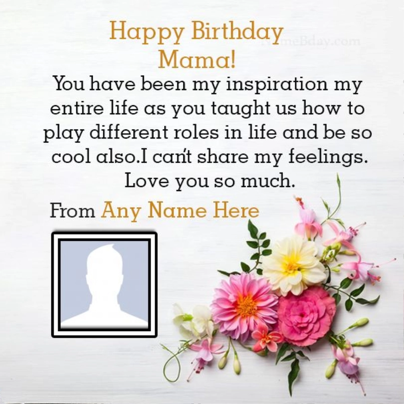 how to wish birthday to mama ji