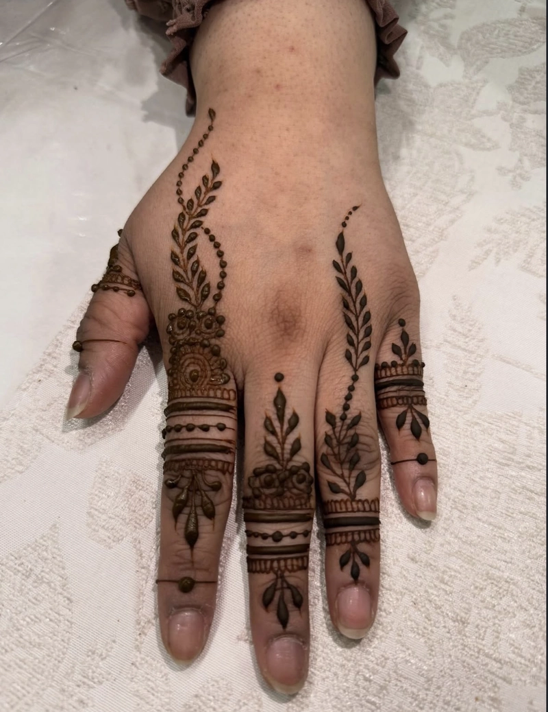 indian design mehendi