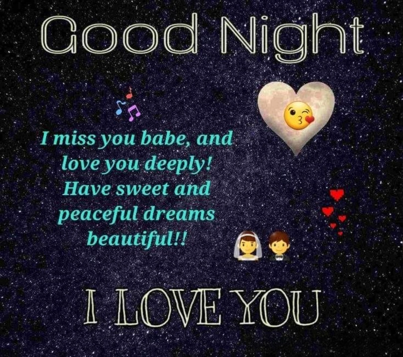 love good night images with quotes text