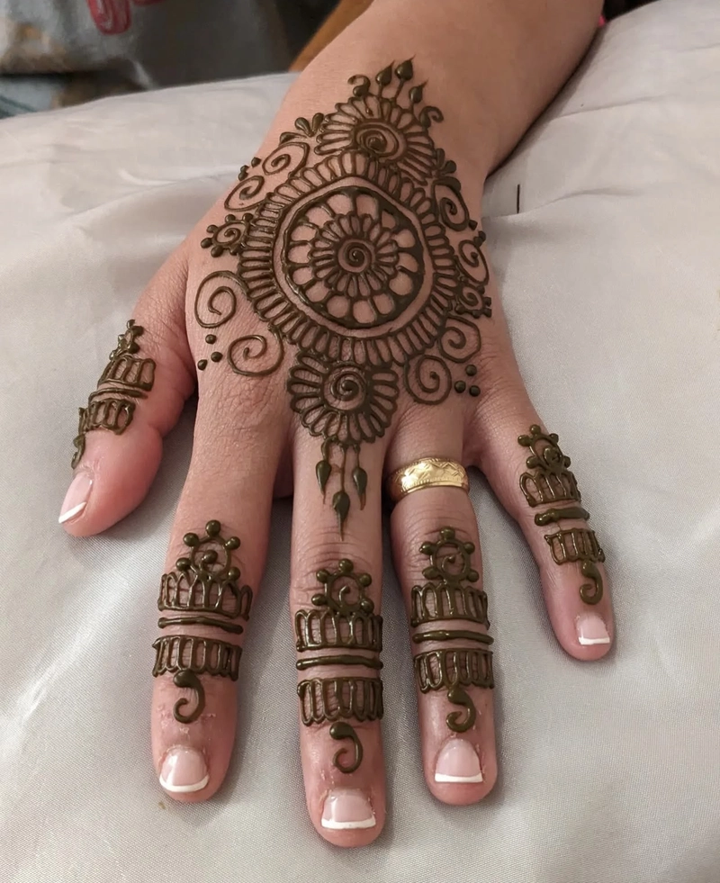mandala design mehendi