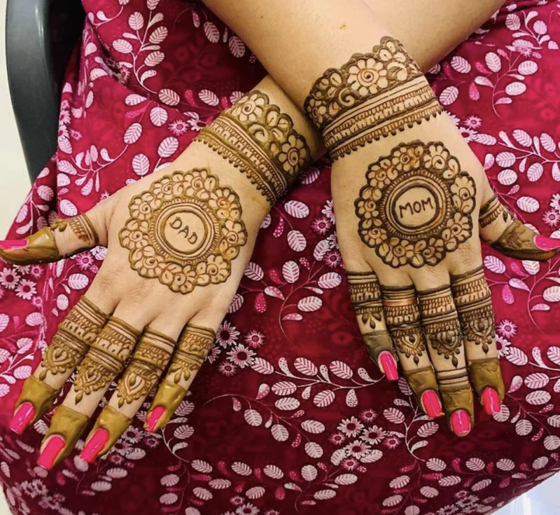 mehendi mandala design