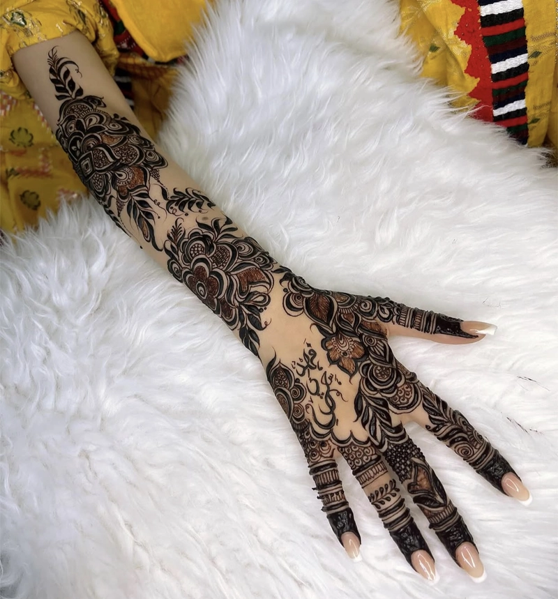 pakistani mehndi design full hand