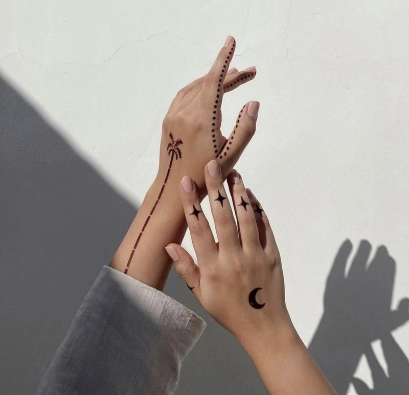 ramadan eid chand mehndi design