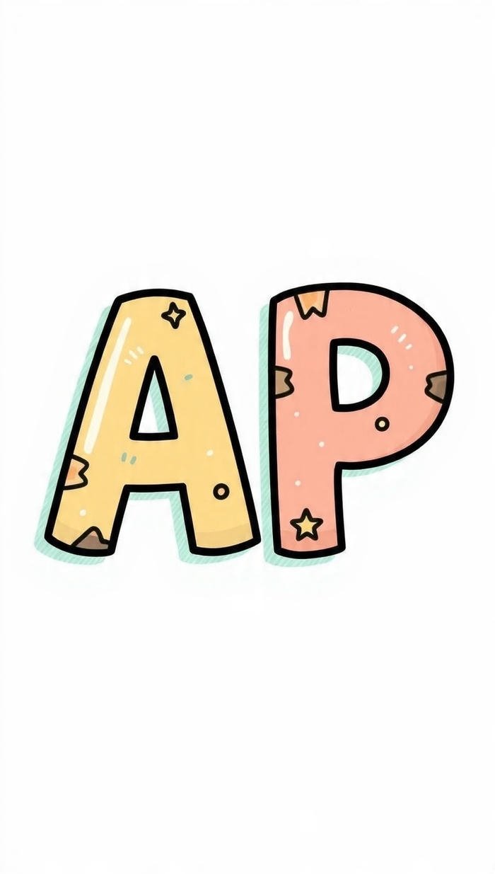 AP Name DP pastel gradient