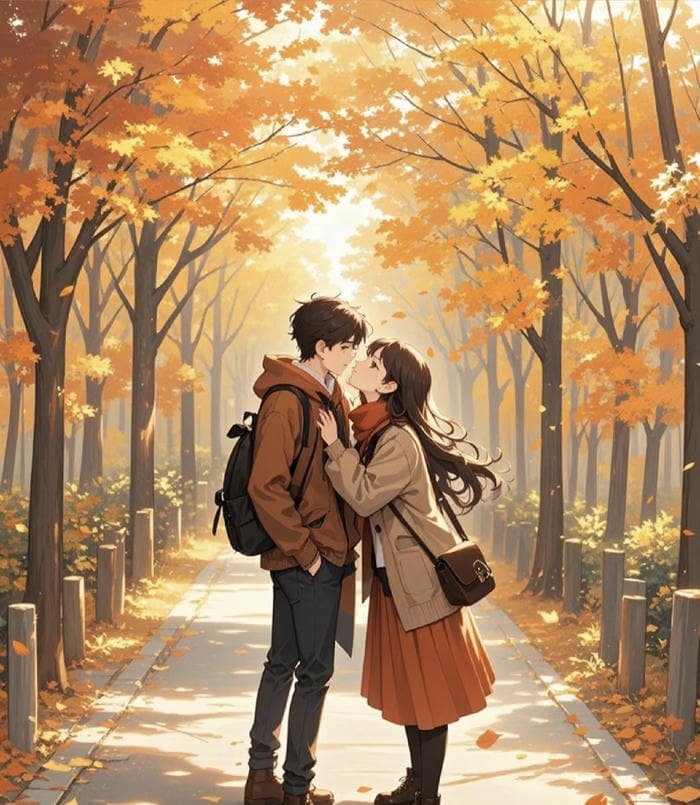 adorable cartoon couple dp