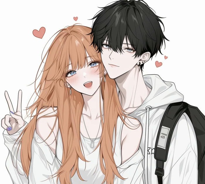 anime couple dp aesthetic