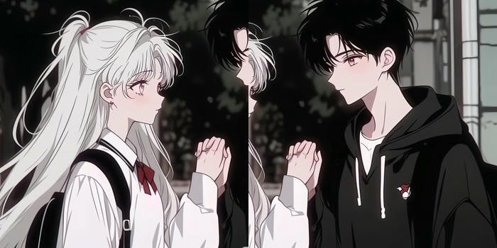 anime couple dp for whatsapp