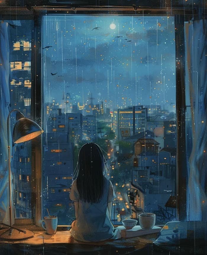 anime dp alone with moon