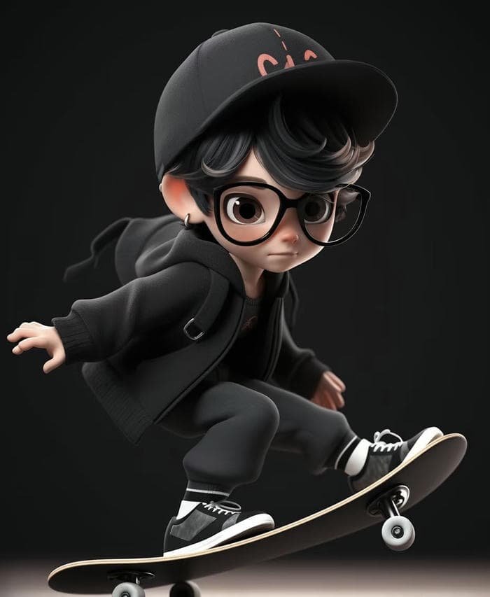 cartoon attitude profile photo