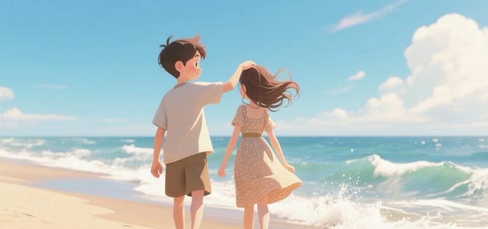 chibi cartoon couple dp