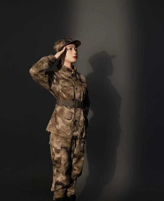 chic army girl dp
