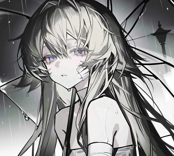 crying eyes alone anime dp