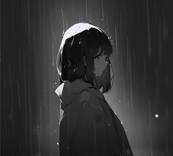 emotional face alone anime dp