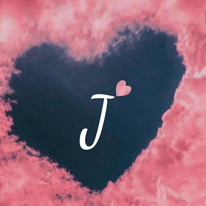 j letter dp aesthetic