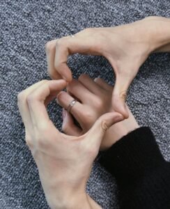 love hand touch photo