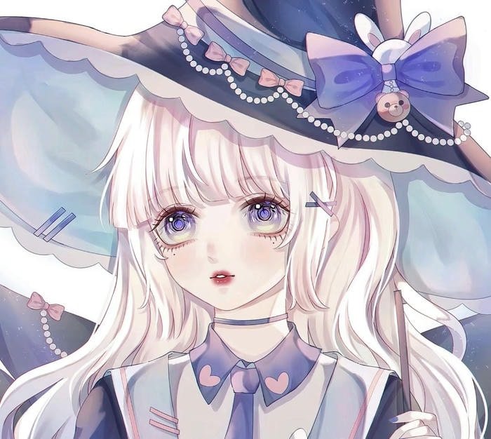 modern anime girl dp