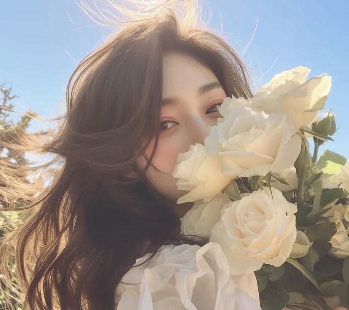 neutral aesthetic girl dp